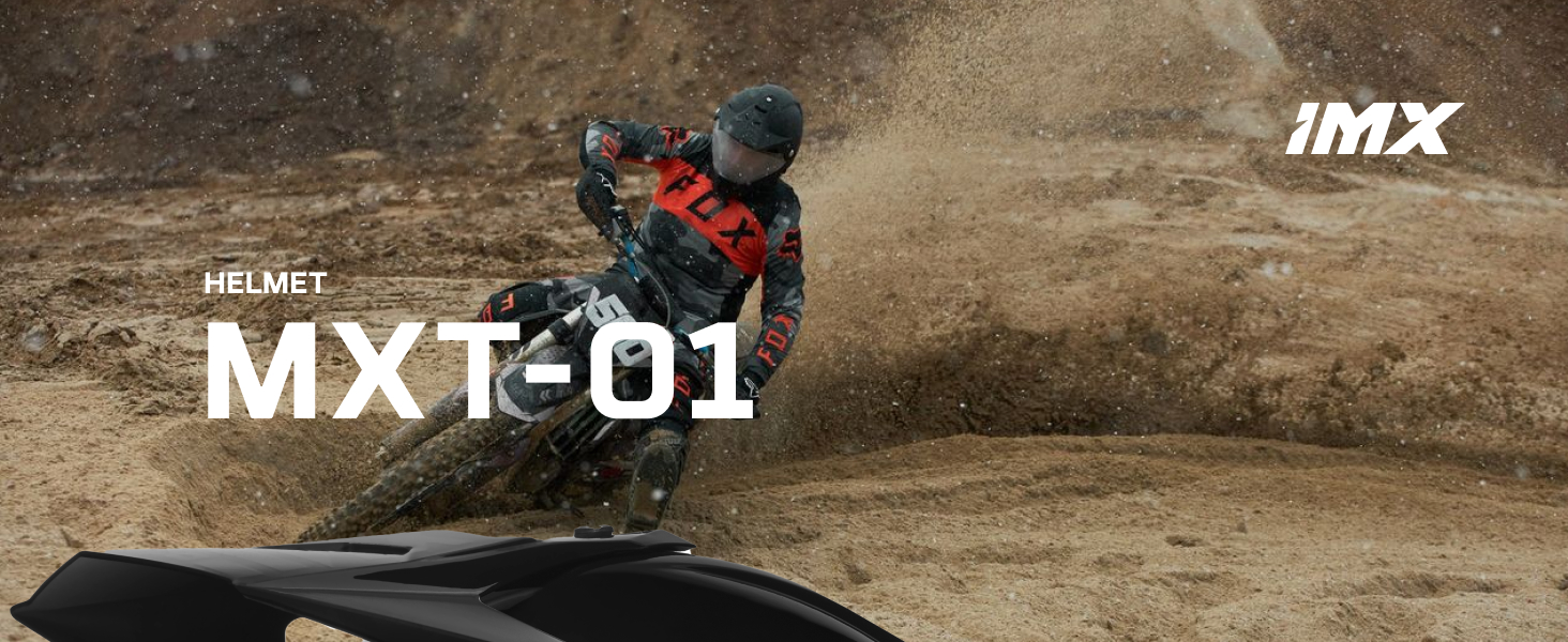Мотошолом IMX RACING MXT-01 для бездоріжжя, 2 розміри оболонки, 3 розміри EPS, скло з UV-фільтром і сонцезахистом, знімна підкладка