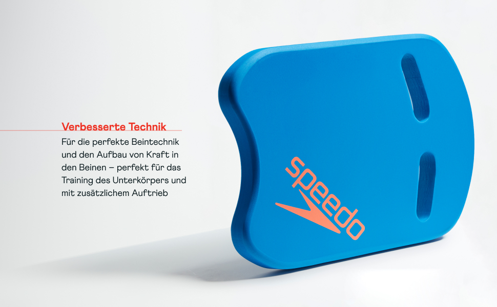 Дошка для плавання Schwimm-Kickboard для тренування ніг, водонепроникна, Neon-Tangerine/Blue Flame, розмір 32/8