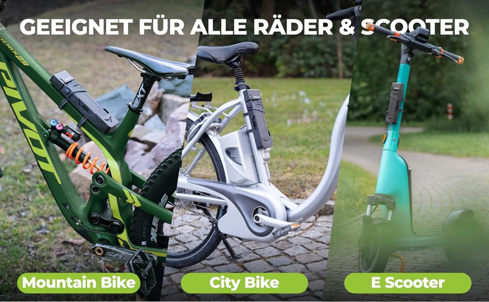 Замок для велосипеда: складний, антикрадійний [Оригінал]. Швидка та легка установка, нержавіюча сталь, рівень безпеки 10/10, 120 см