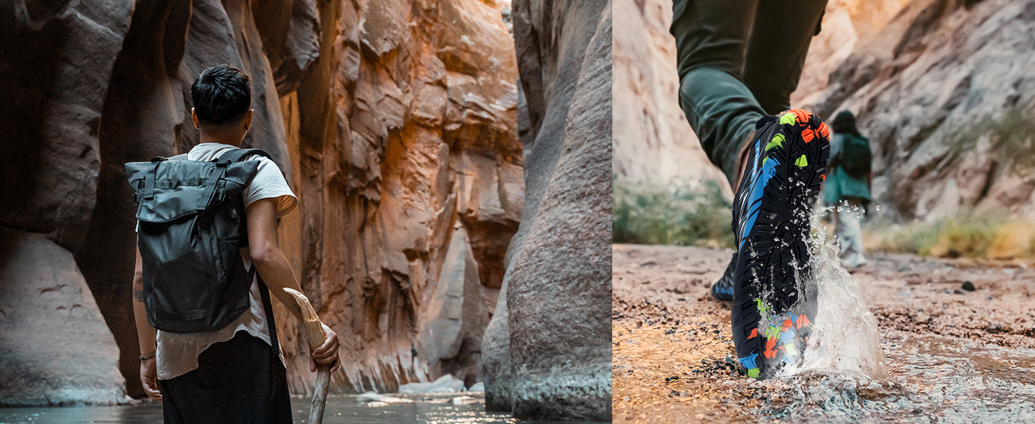 Водні шкарпетки для плавання та дайвінгу WateLves - унісекс, сірі, 46 EU