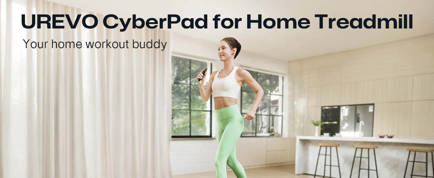 Бігова доріжка UREVO Smart Walking Pad з нахилом 14% для дому, підстільна, розширена бігова поверхня, LED-пульт, тиха безщіткова, швидкісне підсвічування, синій колір