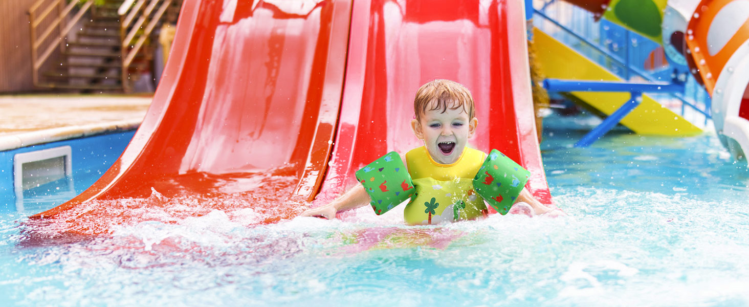 Надувні рукавики для плавання MoKo для дітей, рожево-райдужні, з ремінцем, для хлопчиків та дівчаток, 9-23 кг