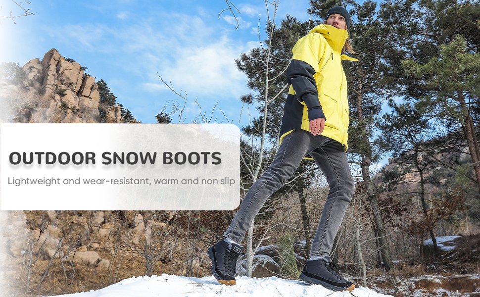 Зимові черевики Azooken для чоловіків та жінок, теплі трекінгові черевики для походів, водонепроникні зимові черевики, розміри 36-48 (41 EU, Army Grün)