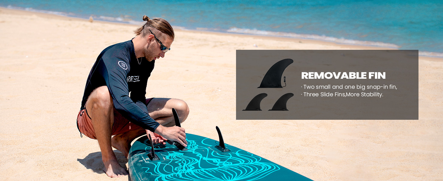 Надувний SUP-борд Jelly Wald Extra Wide: дошка для плавання з фіном, ручним насосом, для подорожей
