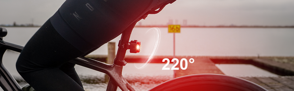 Набір LED-фаро для велосипеда, сертифікований StVZO, 600mAh, зарядка Type-C, передній + задній ліхтар, водонепроникність IPX5