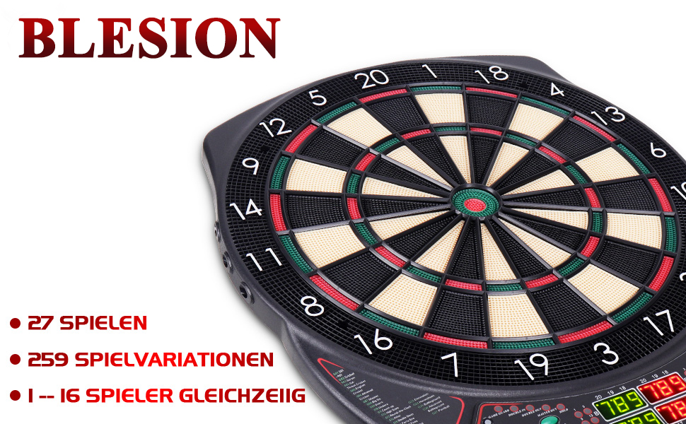 Електронний дартс Dartscheibe з 12 стрілками: професійний дартборд для дому та розваг