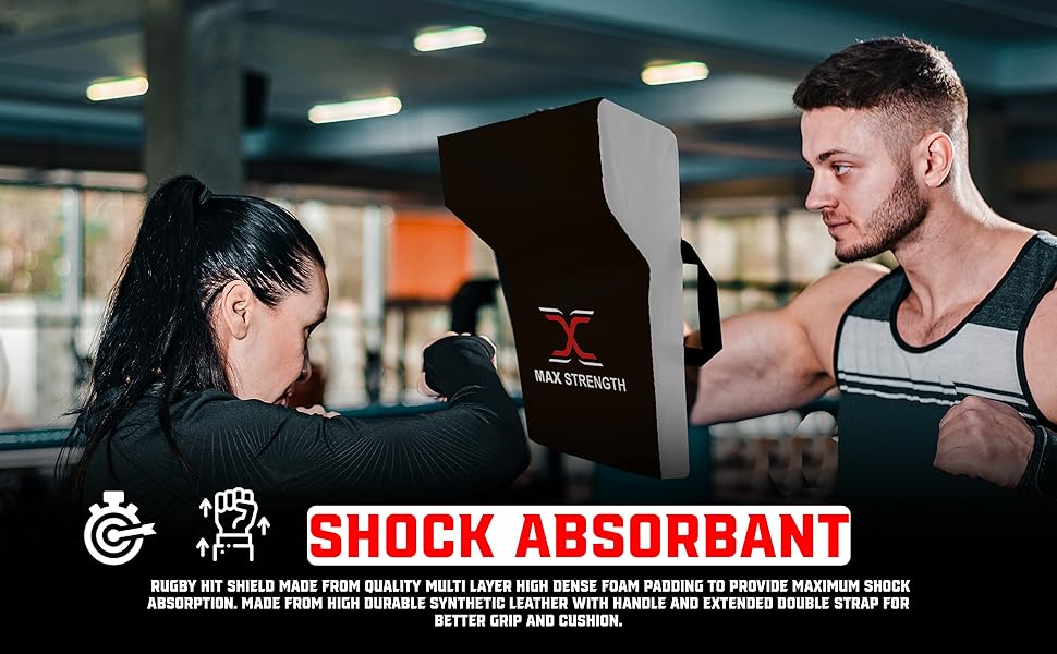 Захисний щит для регбі Max Strength, професійний, міцний, високощільна піна