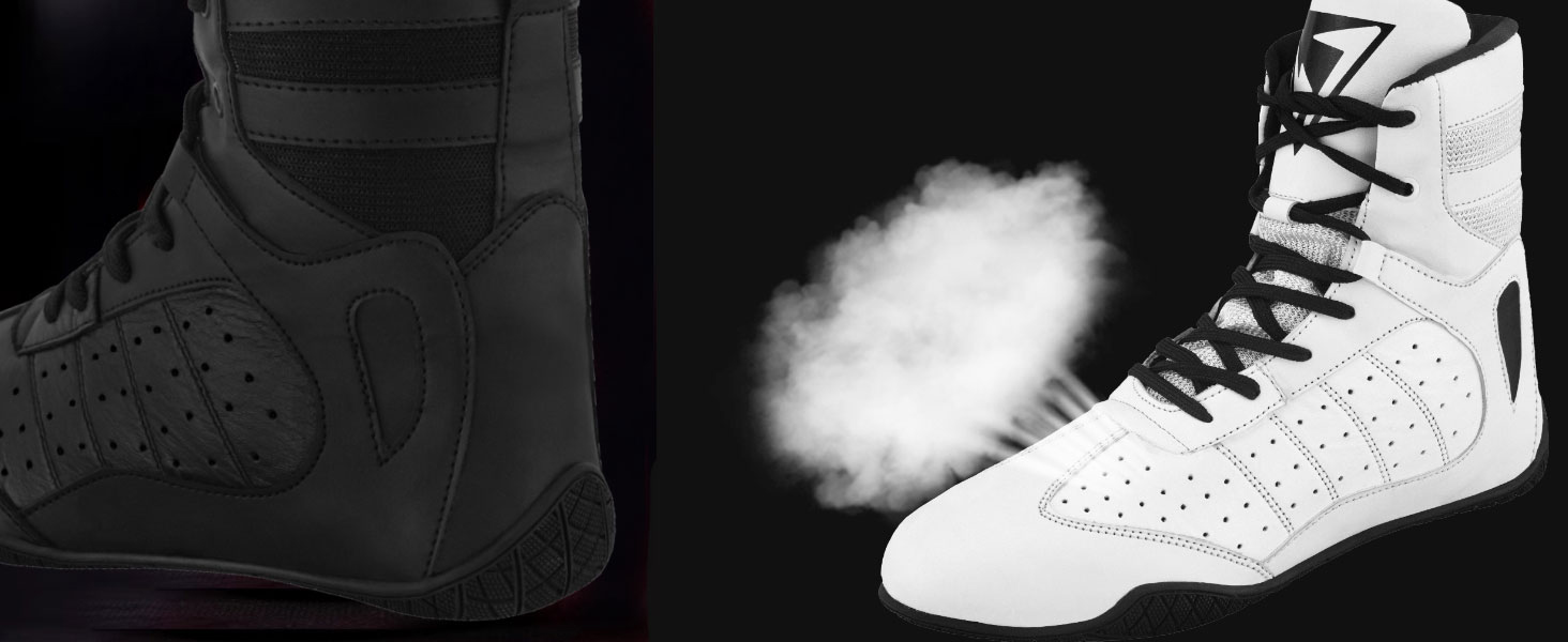 Боксерські черевики для чоловіків, Муай Тай, Кікбоксинг, спаринги, підлітки, боксери, тренери, бойові мистецтва, дихаючі, бодібілдинг, чорний, розмір 38-47