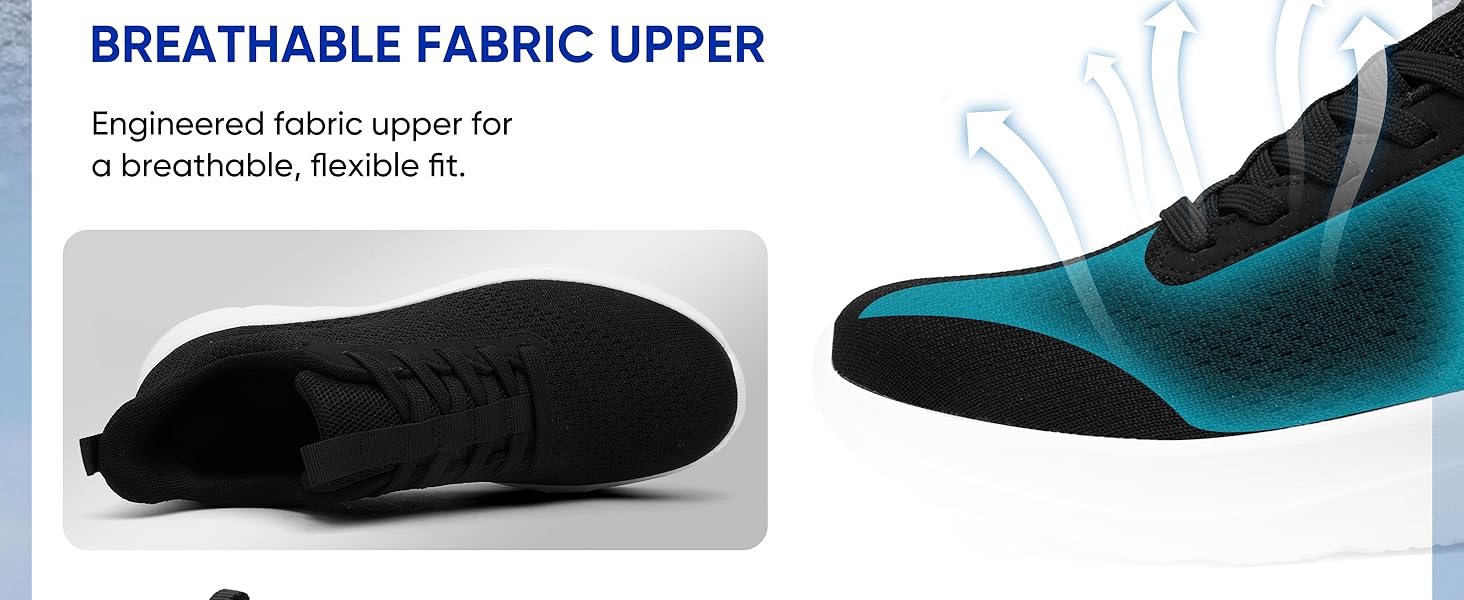 Чоловічі Slip-On кросівки DimaiGlobal без шнурівків: легкі, дихаючі, для занять спортом та відпочинку, розмір 40 EU, чорний колір