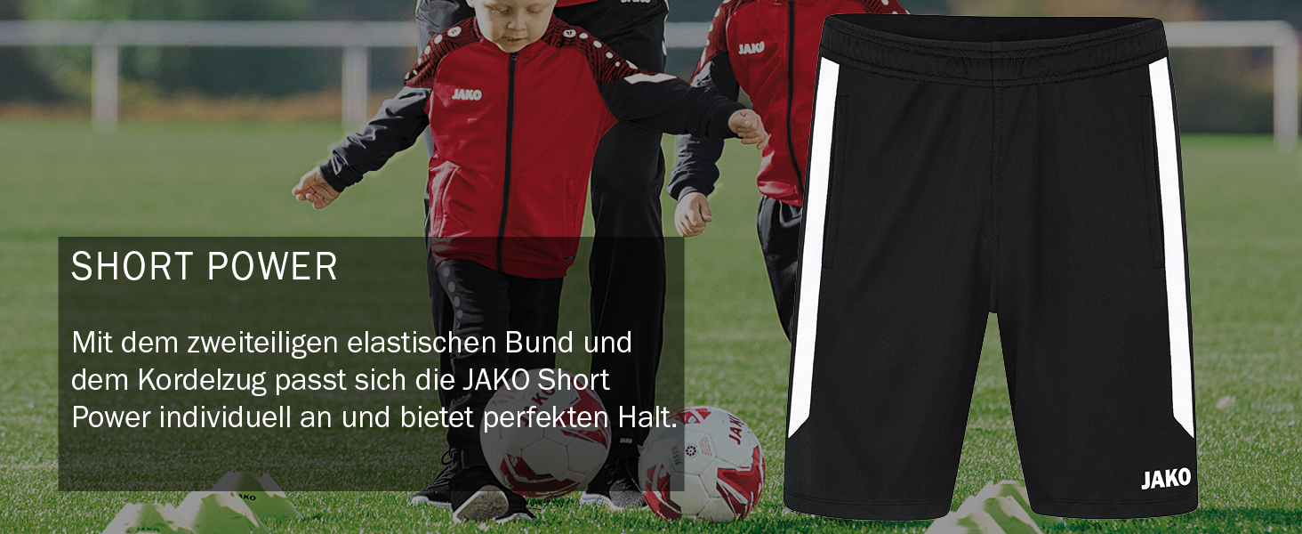 Шорти спортивні чоловічі JAKO Competition 2.0, чорні