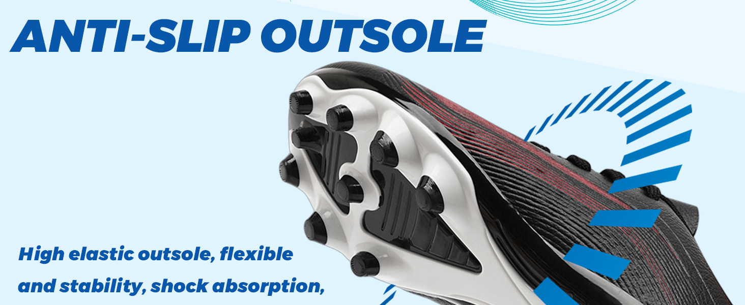 Футбольні бутси для чоловіків та хлопчиків, шипована підошва, мікрофібра, для штучного газону, білі та червоні, розмір 35 EU, блакитні