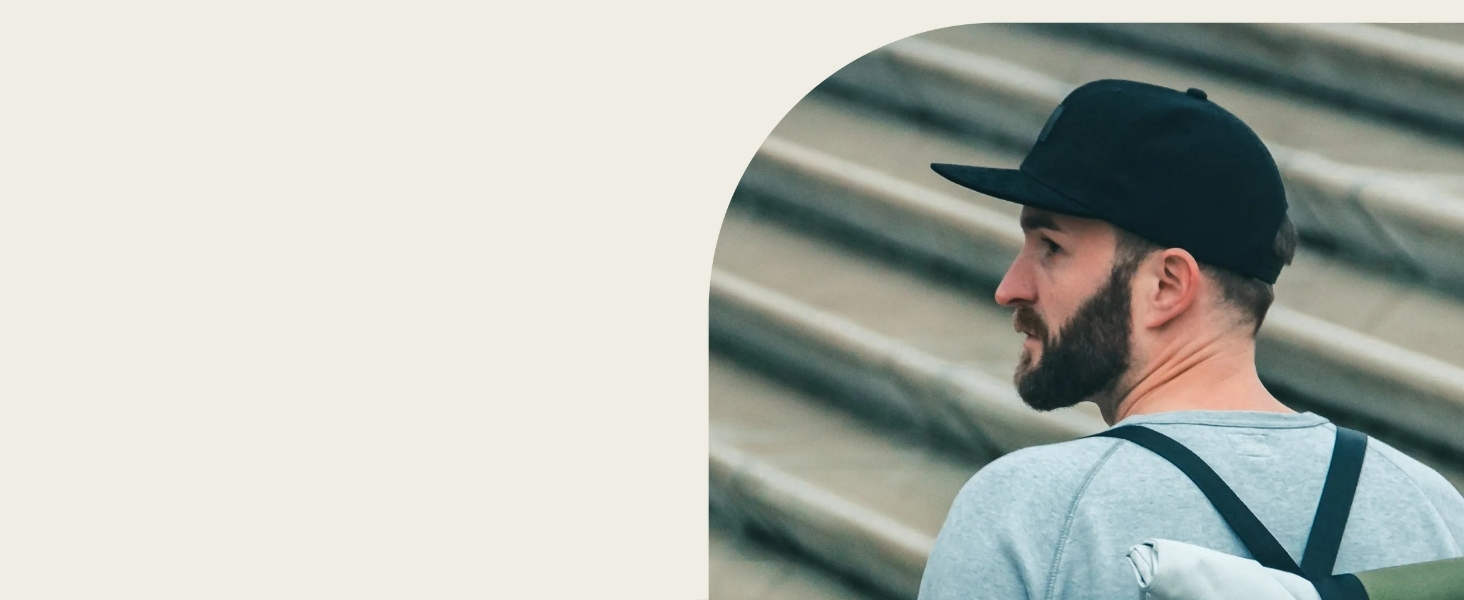 Кепка-снэпбек Johnny Urban Dean унісекс, регульований розмір, сіро-коричнева