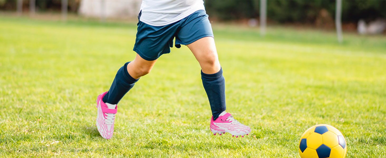 Дитячі футбольні бутси JABASIC для твердого поля, шипові, для хлопчиків та дівчаток, 30 EU, помаранчево-лаймовий колір