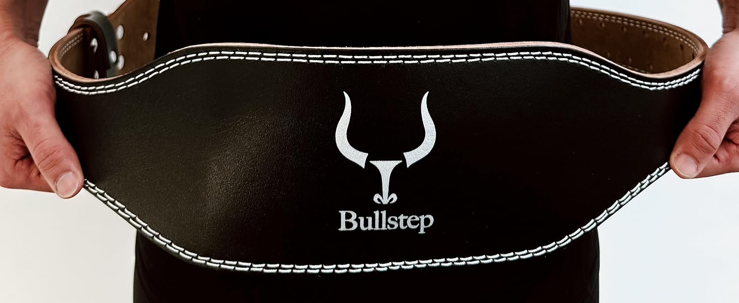 Пояс для важкої атлетики Bullstep чоловіки та жінки, Підйомний пояс 100 коров'яча шкіра, Пояс для тренажерного залу з пряжкою для бодібілдингу, силових тренувань, важкої атлетики, пауерліфтингу, станової тяги