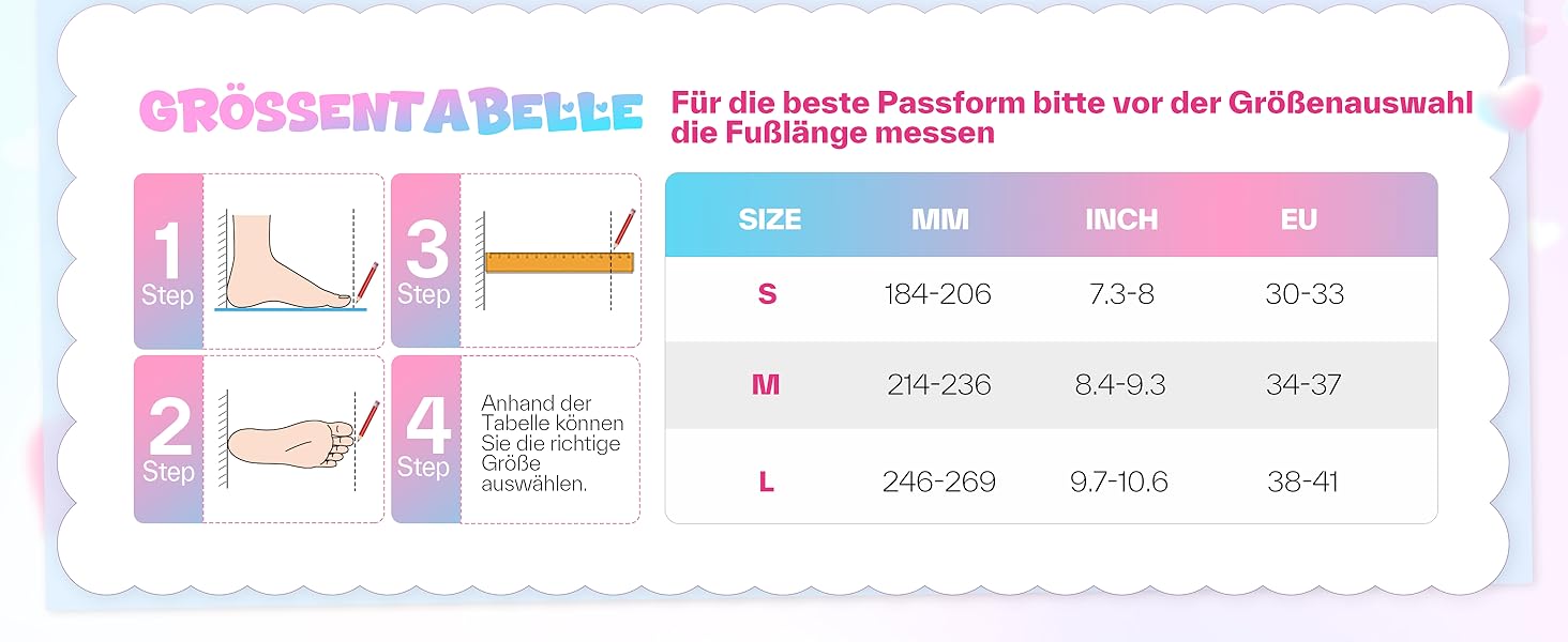 Дитячі ролики Sportneer з регульованим розміром 30-41, комплект з 6 захисними елементами, LED ролики для дівчаток та жінок, рожевий колір, розмір L (EU 38-41)