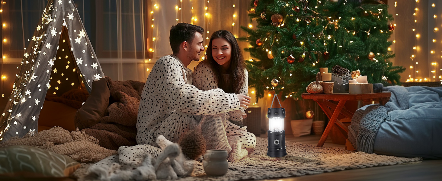 Сонячна кемпінгова лампа EXTRASTAR: LED ліхтар 5W, 2-в-1 (ліхтар + ліхтар для намету), USB/Сонячна/Акумуляторна, водонепроникна, для відпочинку на природі, риболовлі, кемпінгу та походів