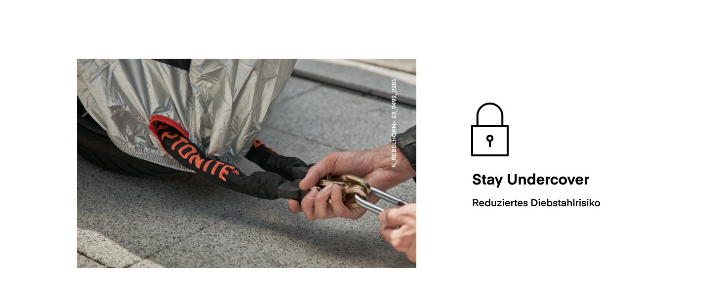 Чохол для мотоцикла REBELHORN Cover II Top Box - міцний поліестер, захист від крадіжки, чорний S