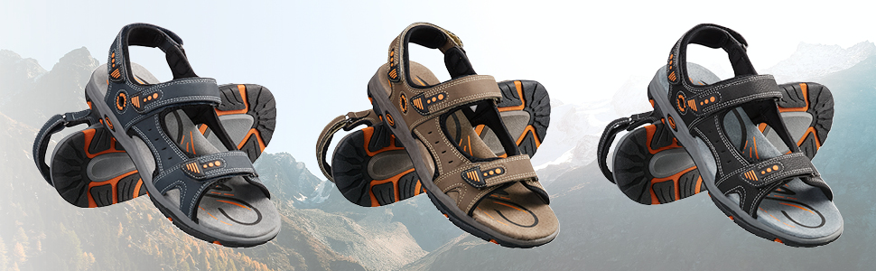 Трекінгові сандалі NORDCAP для жінок та чоловіків, зручні для хайкінгу та відпочинку на природі, з профільною підошвою та застібкою-липучкою, розміри 37-46, колір антрацит