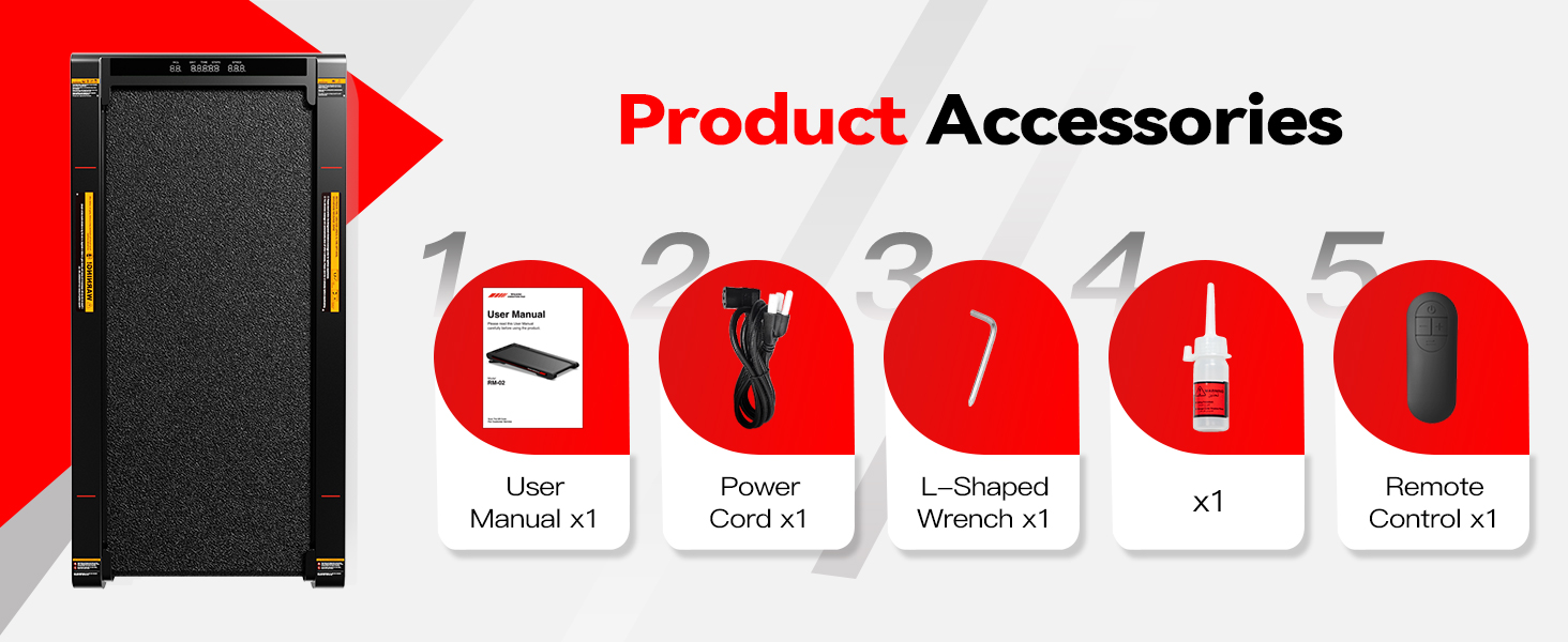 Ходунковий килимок з APP, бігова доріжка для дому 6 км/год, ходункова доріжка для офісу та дому з пультом дистанційного керування (Чорний)