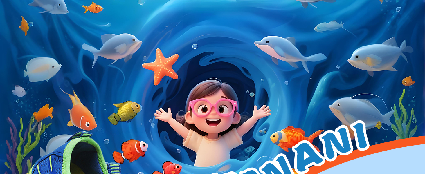 Дитячі аквашузи Hanani для хлопчиків та дівчаток. Легкі, швидковисихаючі, для плавання та відпочинку на пляжі. Розмір 34 EU, червоний колір