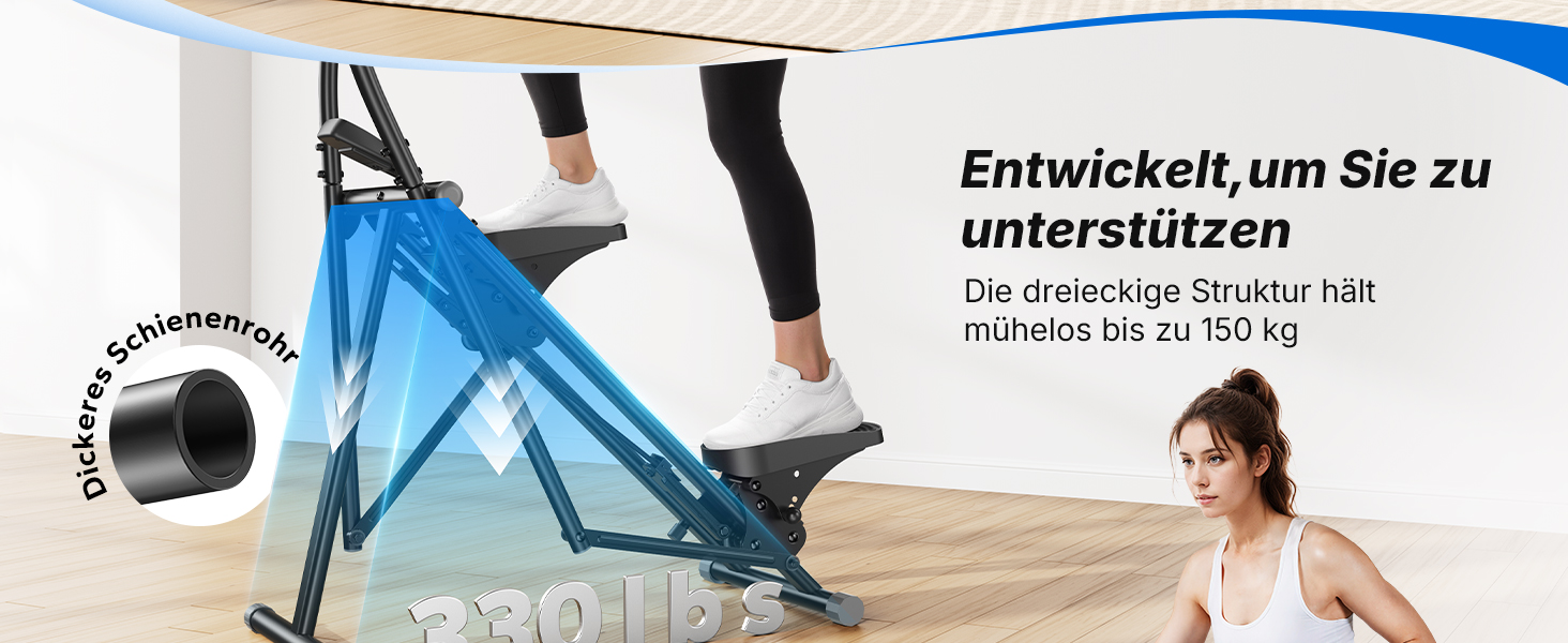 MERACH Stair Stepper Pro: кардіо-тренажер для дому з регулюванням навантаження, складаний вертикальний степер, фітнес-обладнання (2499B1)