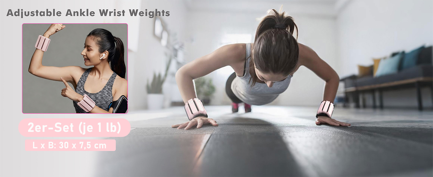 Pilates-кільце з набором для домашніх тренувань: Magic Circle 35 см, утяжелители для щиколоток та зап'ясть, гумові стрічки, для початківців, рожевий колір