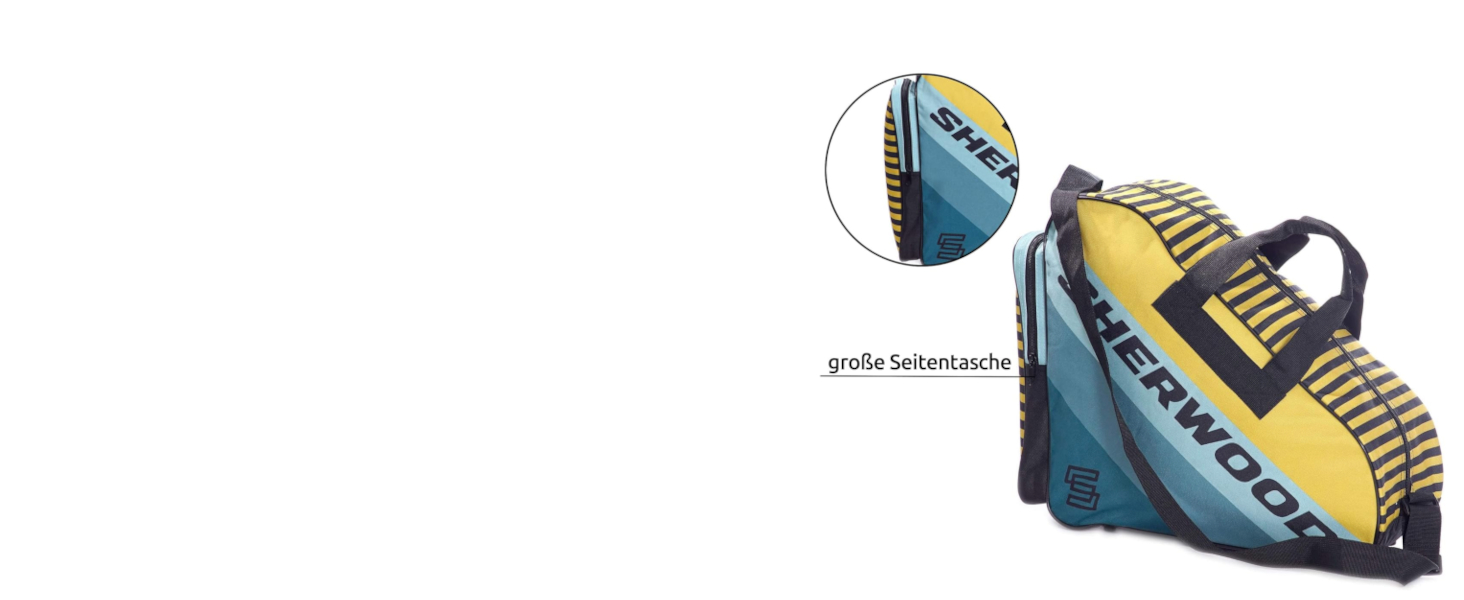 Сумка для ковзанів Sherwood: для ковзанів, роликів та хокею (Pine/Kiwi)