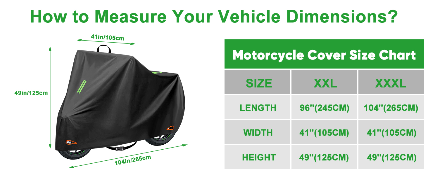 Захисний чохол для мотоцикла CICMOD, 210D, водонепроникний, для мопедів, ролерів, моторолерів (245x105x125cm)