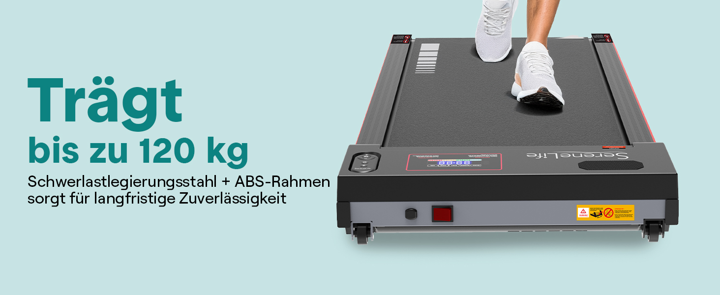 Ходункова доріжка SereneLife SL12 для дому – компактна, складна, з LED-дисплеєм та керуванням через додаток