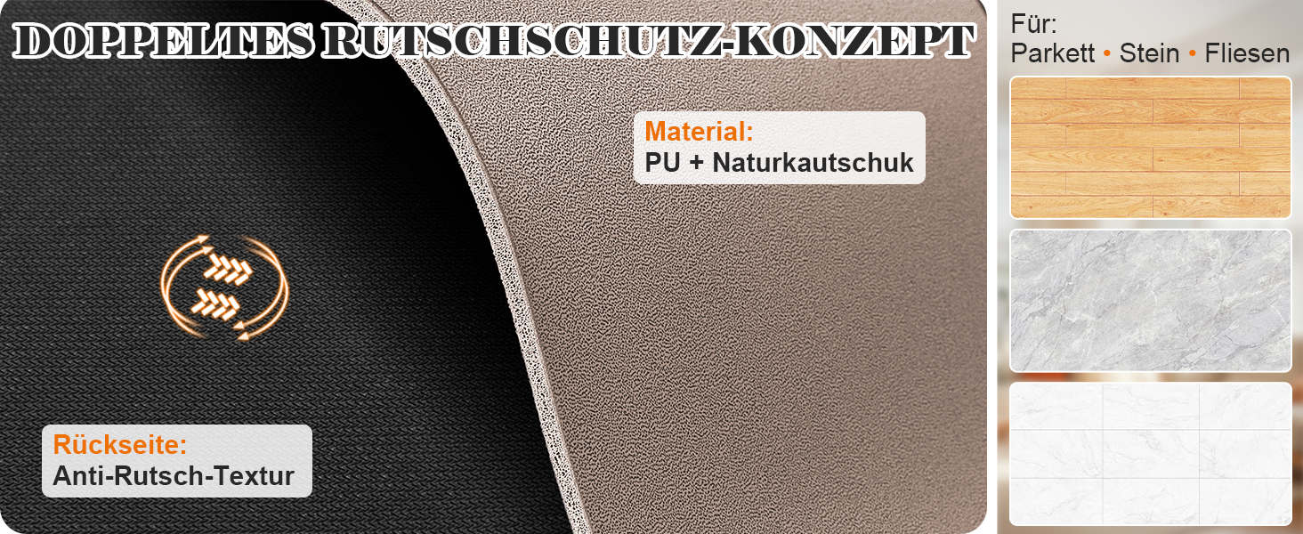 Килимок для йоги та пілатеса з еко-каучуку та TPE, протиковзкий, з лініями розмітки та ременем для перенесення, коричневий, 4мм