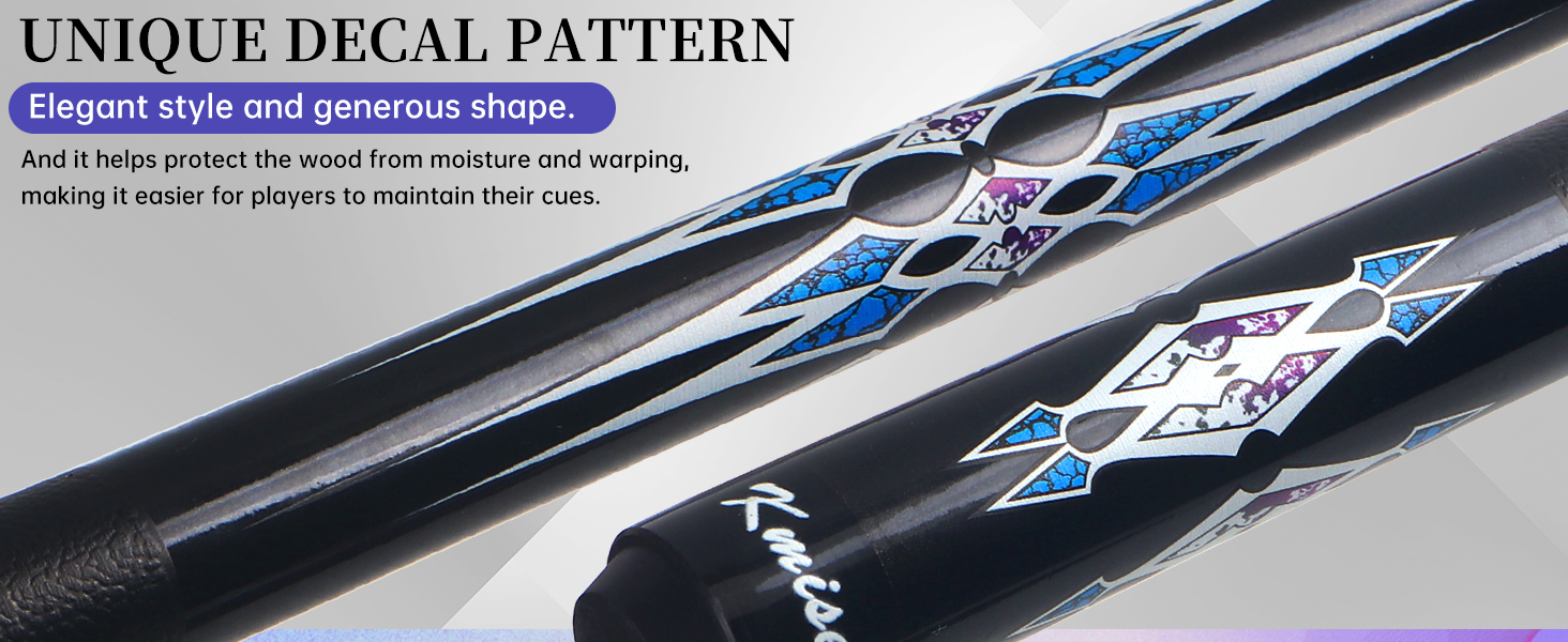 Набір більярдних київ Kmise Pool-Queue-Stick Set – 147 см, канадський клен, професійні, для дорослих, різні кольори