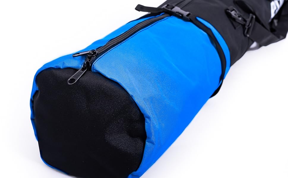 Набір для перевезення лиж та черевиків Skitasche: водонепроникний мішок для лиж до 175 см та сумка для черевиків | Чорний