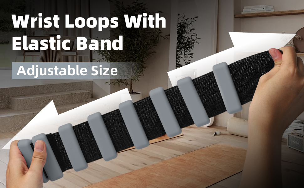 Регульовані вантажні манжети на зап'ястя та щиколотки - набір для йоги, танців, аеробіки сірого кольору