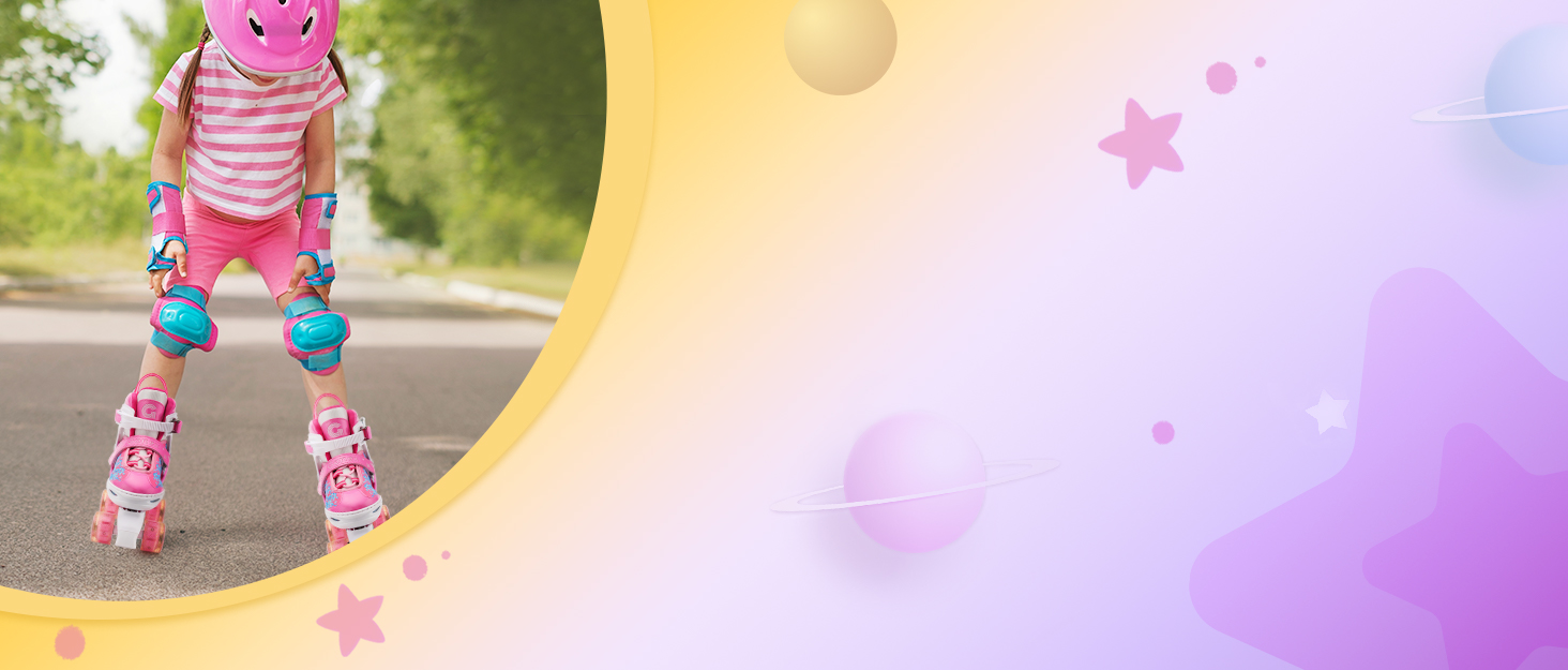 Роликові ковзани Gonex регульовані, світлові, для дівчаток та хлопчиків, розмір 35-38 (33-36)