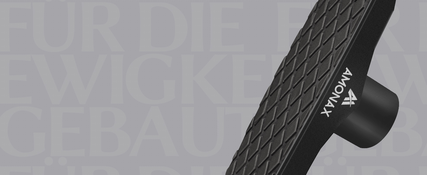 Ролер для пресу Amonax, тренажер для живота, колісо для пресу з килимком для колін, для чоловіків та жінок, тренування пресу (Чорний 3-в-1 комплект)