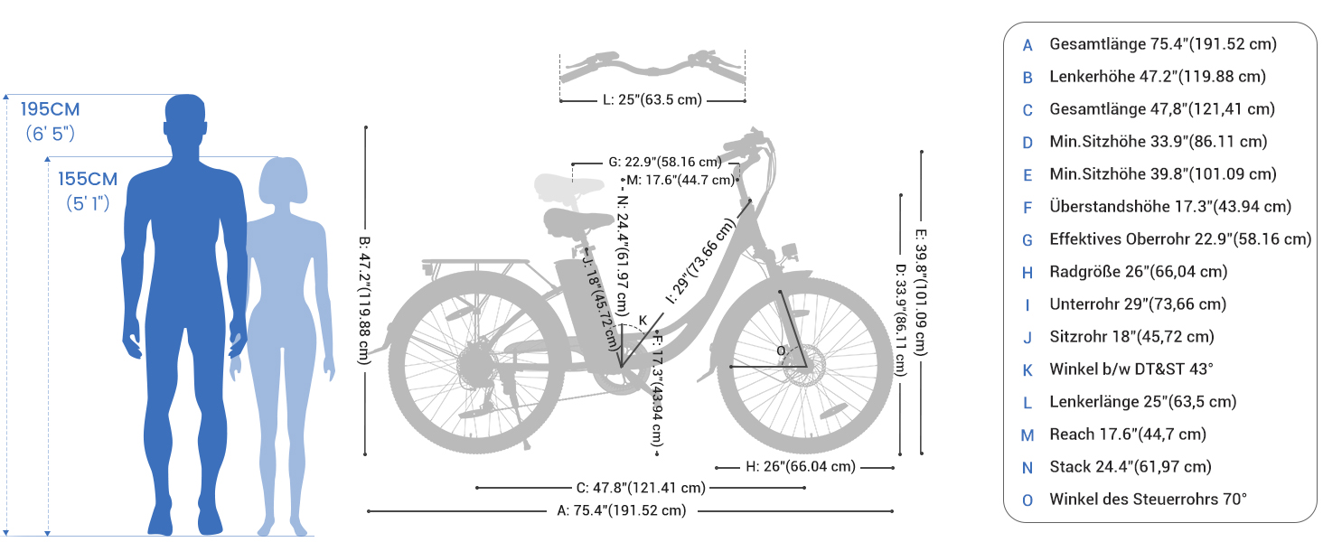 Електровелосипед Touroll B1 26