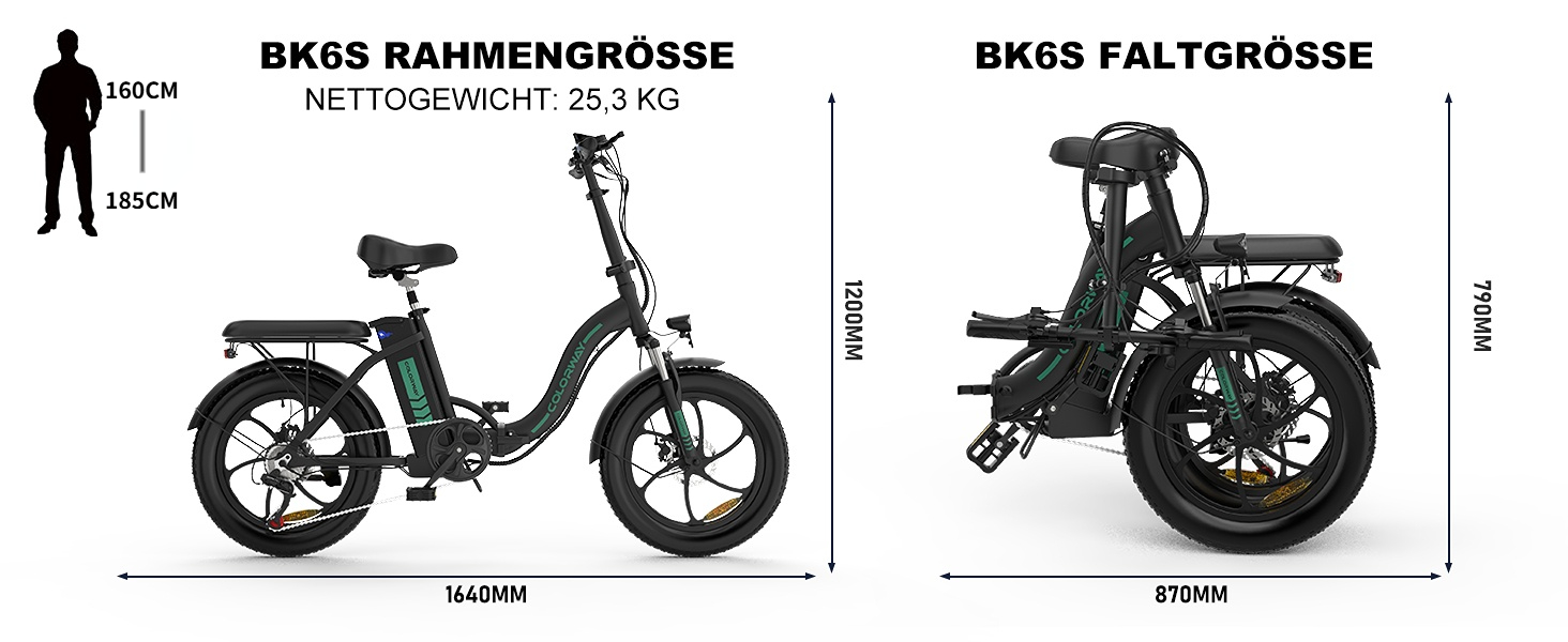 Шини COLORWAY E-Bike 20' 250Вт 36В 12Ач запас ходу 3590км