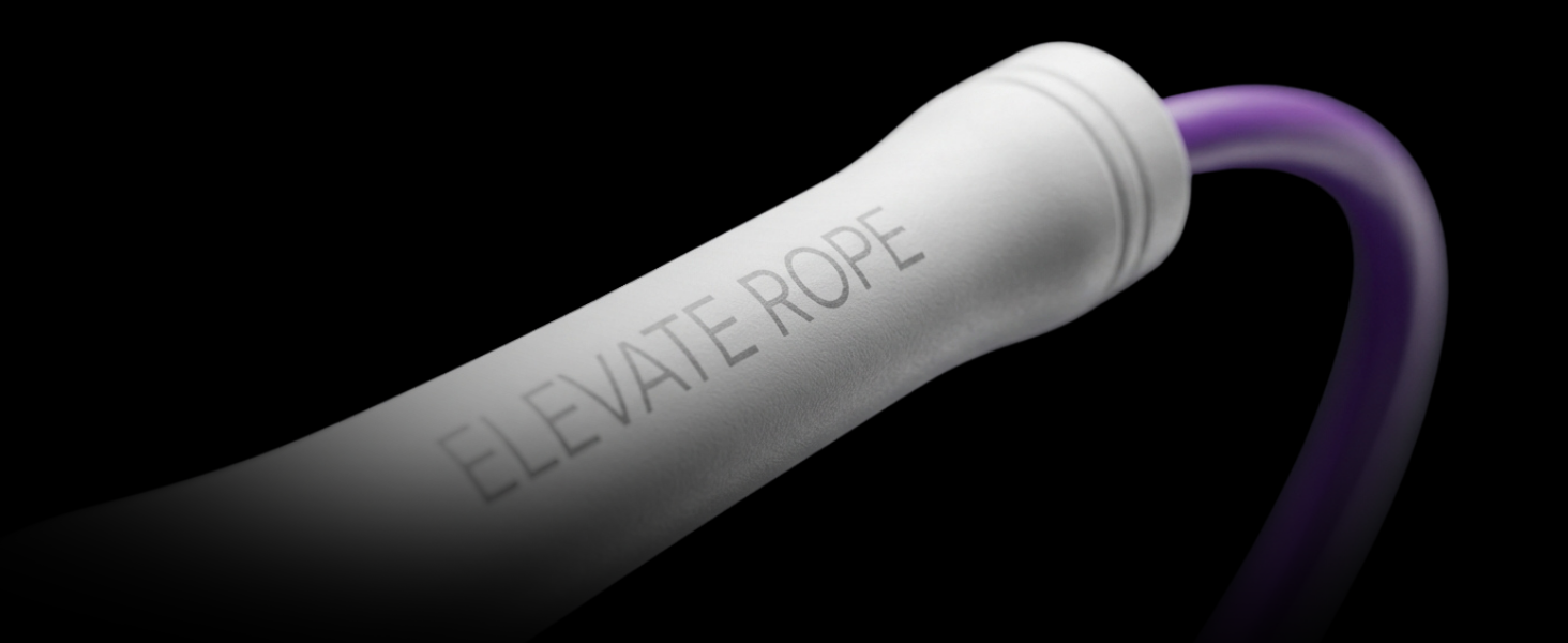 Професійний стрибковий канат Elevate Speed Rope MAX з міцного ПВХ та нейлоновим сердечником, 5 мм, до 3 метрів, рожевий