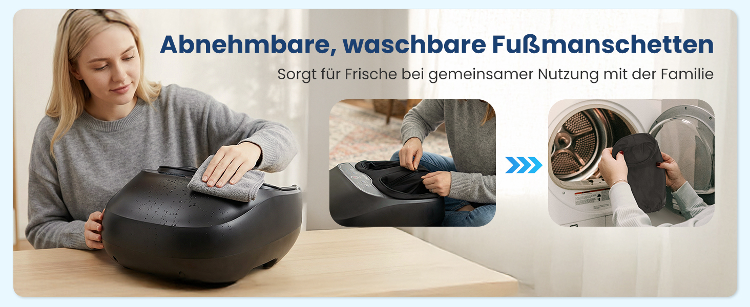 Масажер для ніг COMFIER Shiatsu з функцією підігріву, електричний інфрачервоний масажер стоп (34.5x18.7x40.5 см)