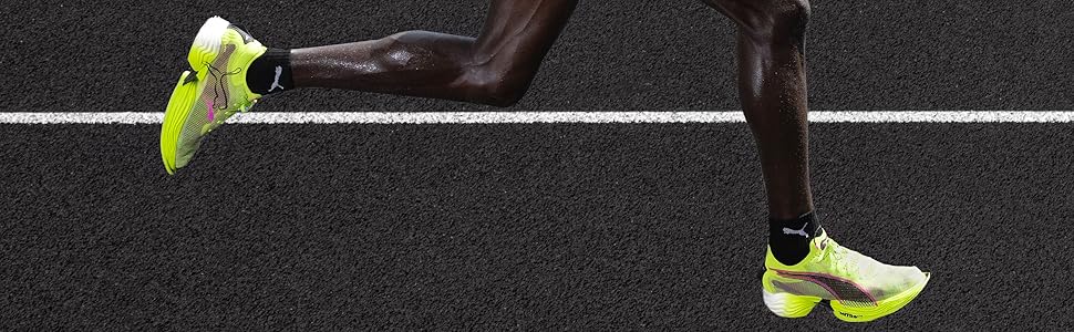 Кросівки чоловічі PUMA Electrify Nitro 3, 42 EU, Lime Pow/Puma Black/Puma Silver