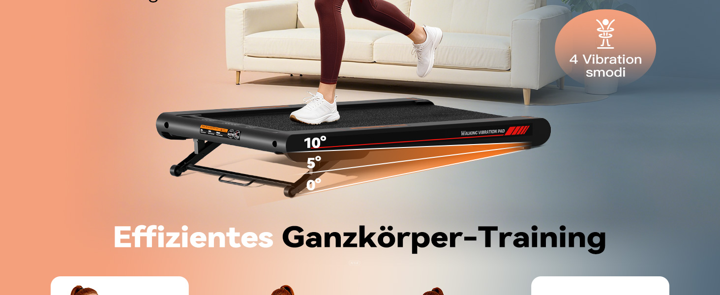 Ходувальний килимок Schwingungen з додатком, бігова доріжка для дому 6 км/год, ходувальний килимок для офісу та дому з пультом дистанційного керування (сірий)