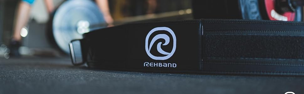 Пояс для важкої атлетики Rehband чоловіки та жінки чорний, Підйомний пояс для пауерліфтингу, бодібілдингу та важкої атлетики, Пояс для важких тренувань Black M