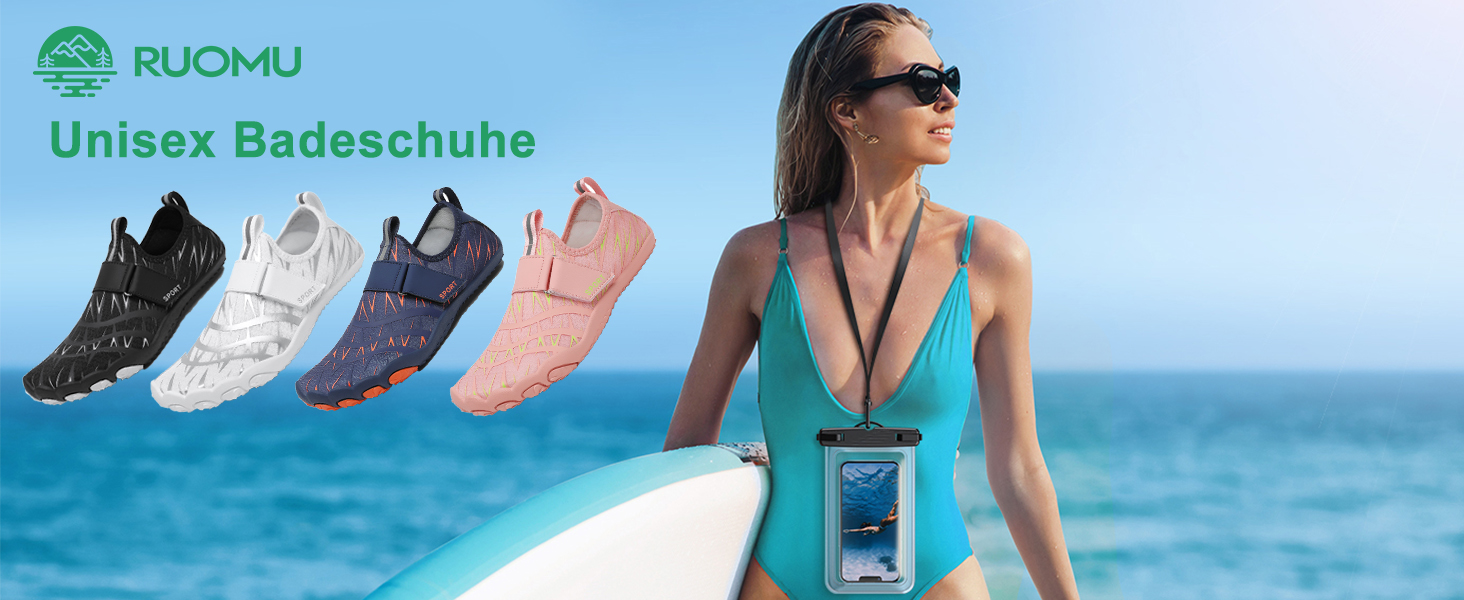 Чоловічі та жіночі аквашузи для плавання та відпочинку на пляжі, швидковисихаючі, антиковзаючі, розмір 35-47, колір блакитний