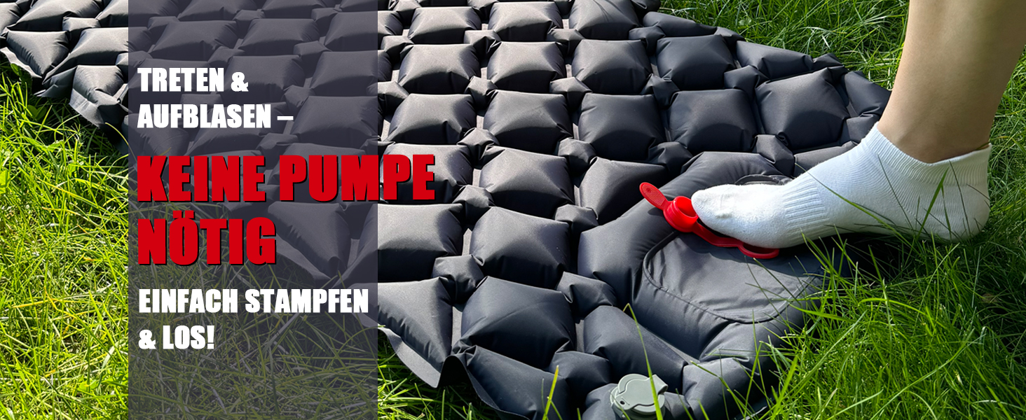 Isomatte Ultraleicht: Саморозгортальний килимок для кемпінгу - блакитний