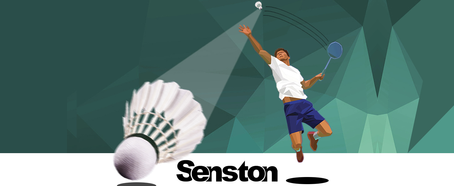 Набір воланчиків для бадмінтону Senston, 6 шт., міцні та довговічні