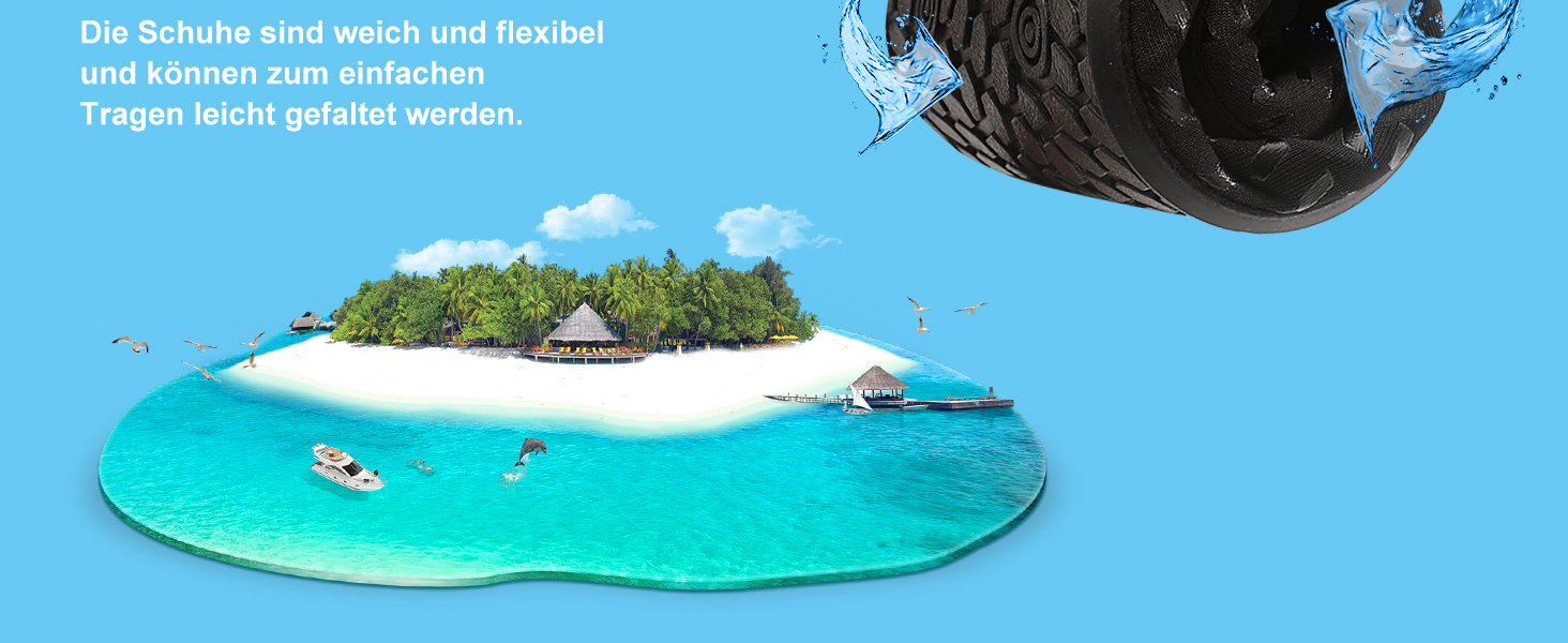 Водні черевики Sixspace для чоловіків та жінок. Дихаючі плавальні черевики для пляжу, дайвінгу, йоги та спортзалу. Розміри 34-47. Чорний.