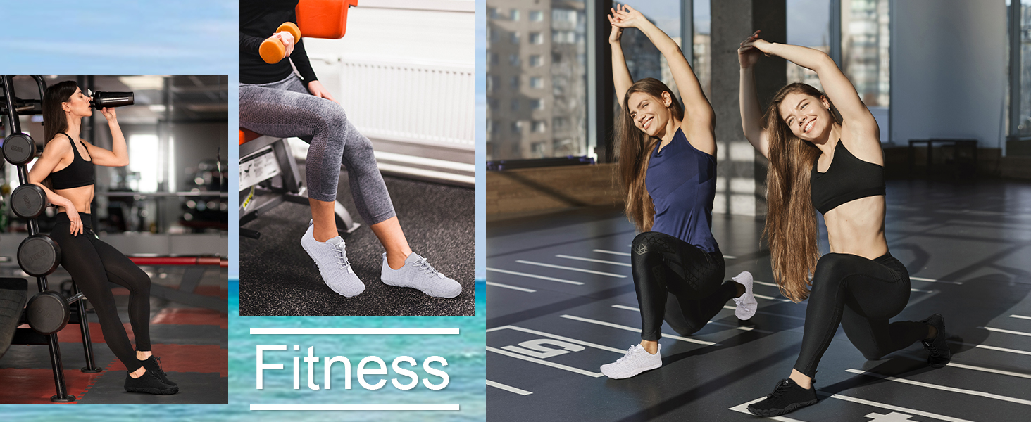 Чоловічі та жіночі босі кросівки Barfuss Schuhe для літа, басейну та трейлраннінгу. Швидка сушка, широка передня частина, Zero-Drop підошва. Колір: білий (C1), чорний (D1). Розмір: 41 EU