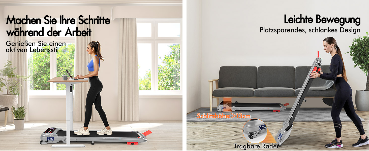 Електричний біговий тренажер BLACK LORD з нахилом 9%, 3.2 PS, Walking Pad 4-в-1 для дому та офісу, 12 програм, динамік, 140 кг