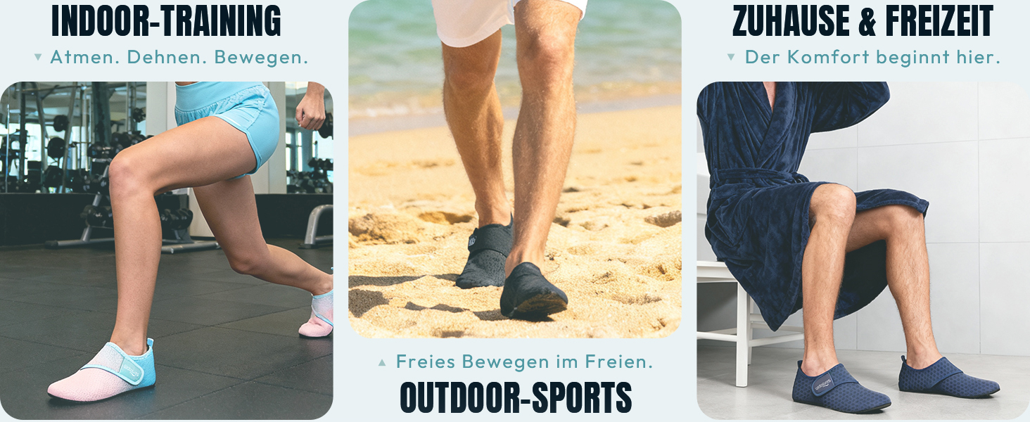 Шкарпетки для плавання та водних видів спорту WateLves: чоловічі та жіночі, швидковисихаючі, дихаючі, для пляжу, басейну, унісекс, 38/39 EU, чорні