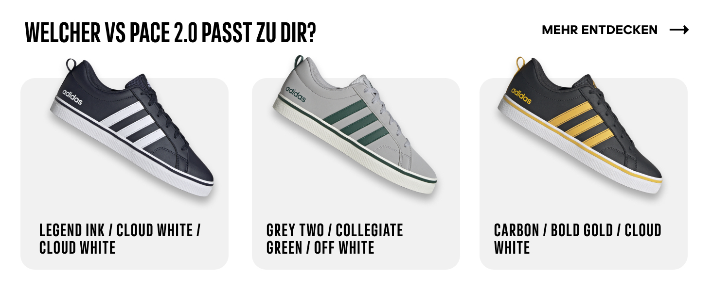 Чоловічі кросівки Adidas Vs Pace 2.0 Cloud White, розмір 42 EU